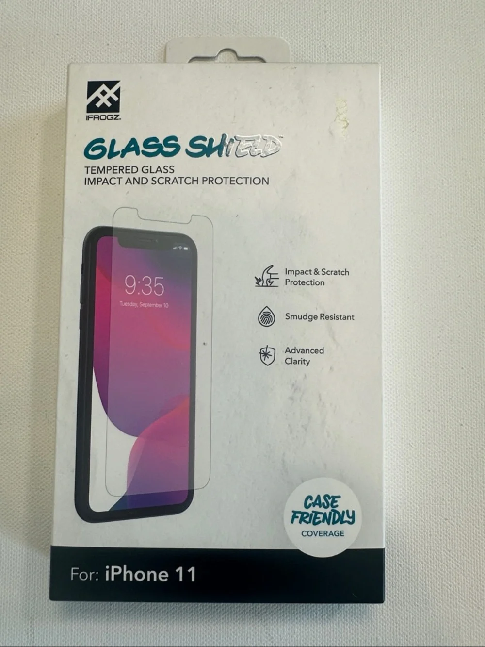 Glass Shield Tempered Glass Screen Protector for iPhone 11 - Black